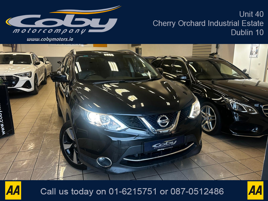 2017 Nissan Qashqai 1.5 Top Spec SV PREMIUM '17 5DR. NCT,Full Leather, Alloy Wheels, MFSW, Full Electrics, Reverse Cam,Parking Sensors, Cruise Control, Dual Climate Control, Sat Nav, Heated Seats, Luggage Cover and m €15,950