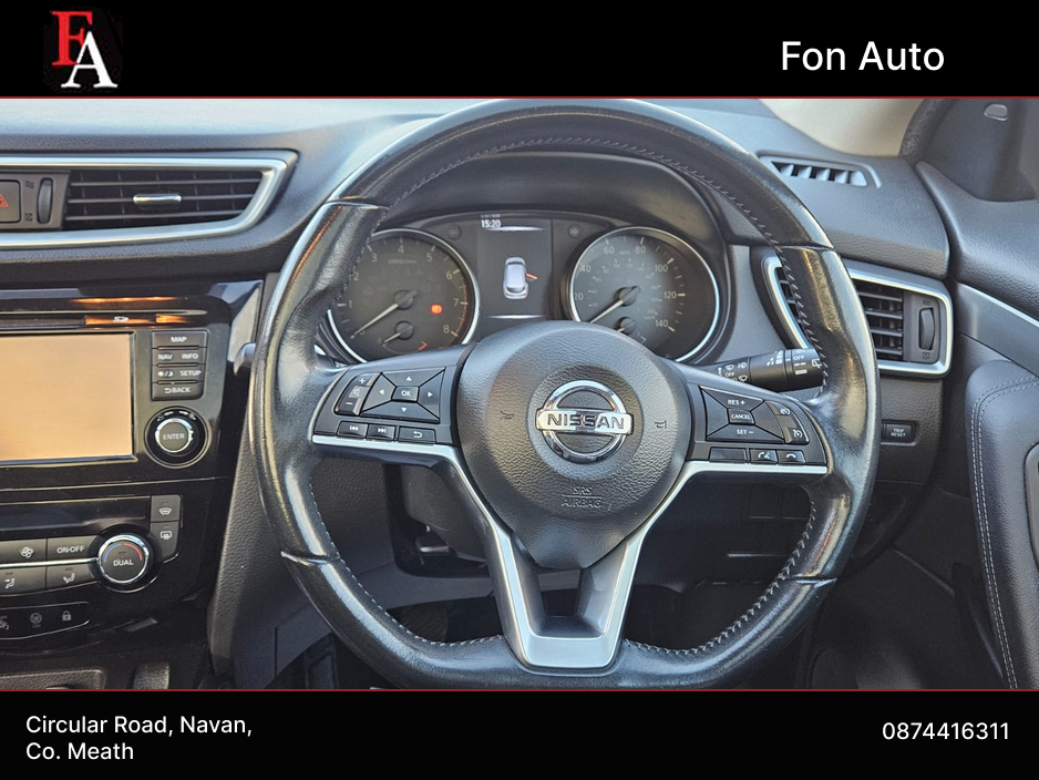 2017 Nissan Qashqai 1.2 PETROL TEKNA MODEL *HIGH SPEC *LOW MILEAGE* NEW NCT 11/27*SERVICED**WARRANTY *FINANCE AVAILABLE *CALL 0874416311 €13,995