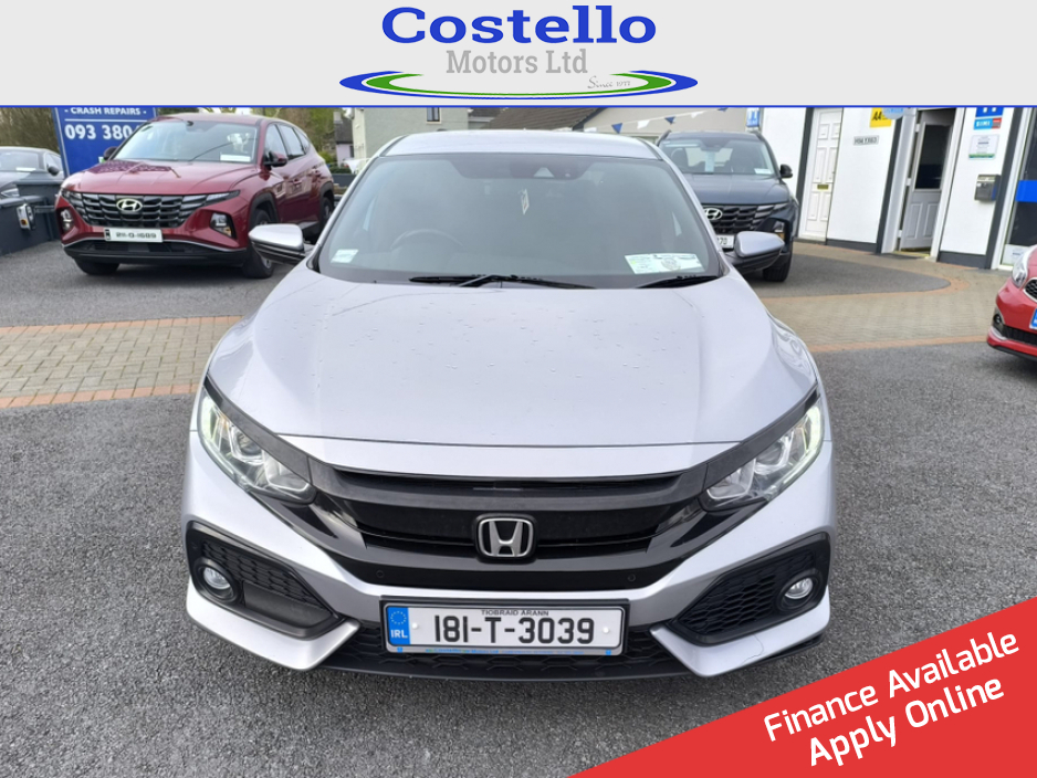 2018 Honda Civic 5DR 1.6 I-DTEC SMART P PLUS €16,900