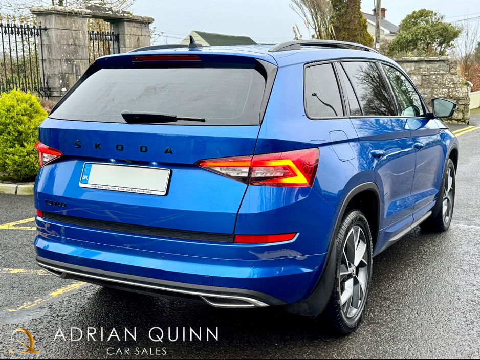 2021 Skoda Kodiaq 2.0 TDi SPORTLINE DSG AUTO 150 BHP  7 SEATER €39,950