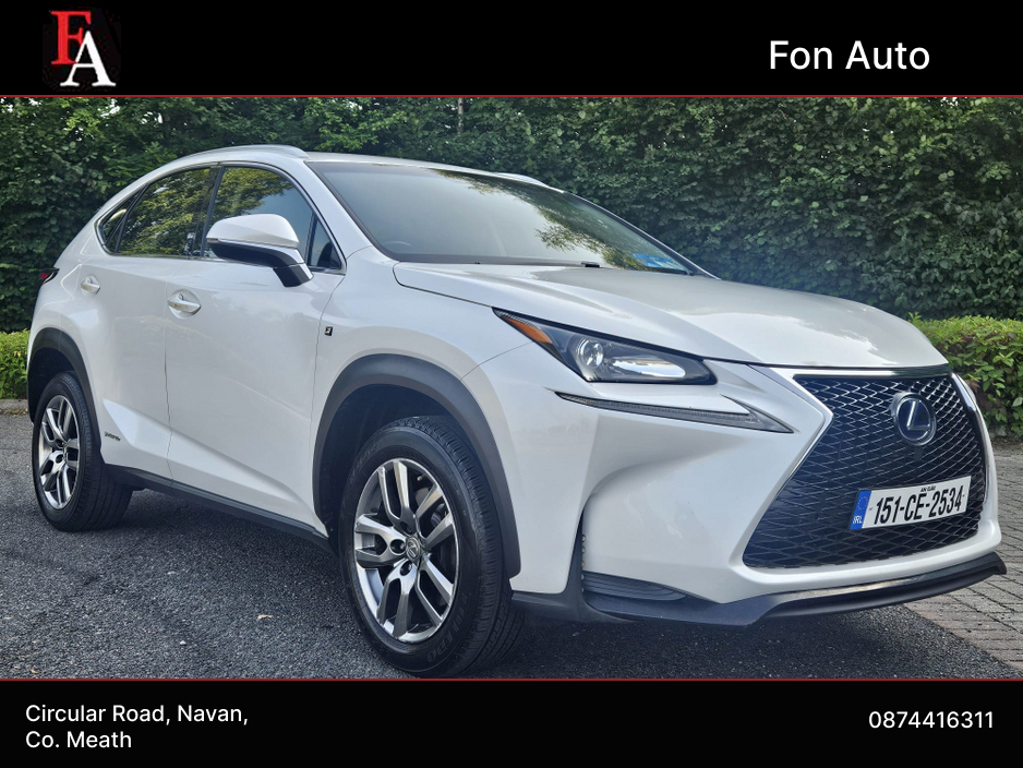 2015 Lexus NX 300 h NX300H SPORT HYBRID 194BHP* HIGH SPEC * NCT *SERVICED*FINANCE*WARRANTY *CALL 0874416311 €16,450