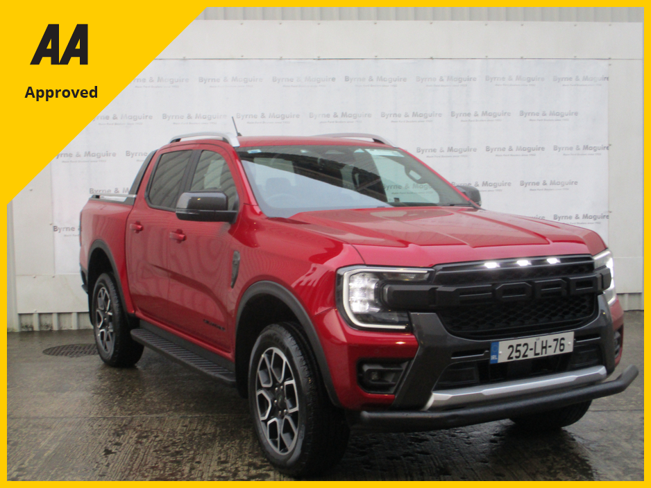 2025 Ford Ranger EX DEMO MODEL WITH ONLY 6000 KMS D/CAB WILDTRAK - 2.0TD AUTOMATIC !! PRICE PLUS VAT €52,000