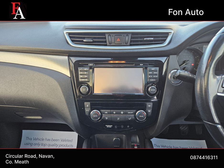 2017 Nissan Qashqai 1.2 PETROL TEKNA MODEL *HIGH SPEC *LOW MILEAGE* NEW NCT 11/27*SERVICED**WARRANTY *FINANCE AVAILABLE *CALL 0874416311 €13,995