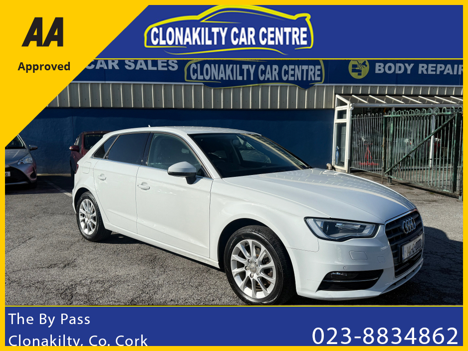 2014 Audi A3 Sportback One Owner Audi A3 Sportback 1.4Petrol Tfsi Automa €12,950