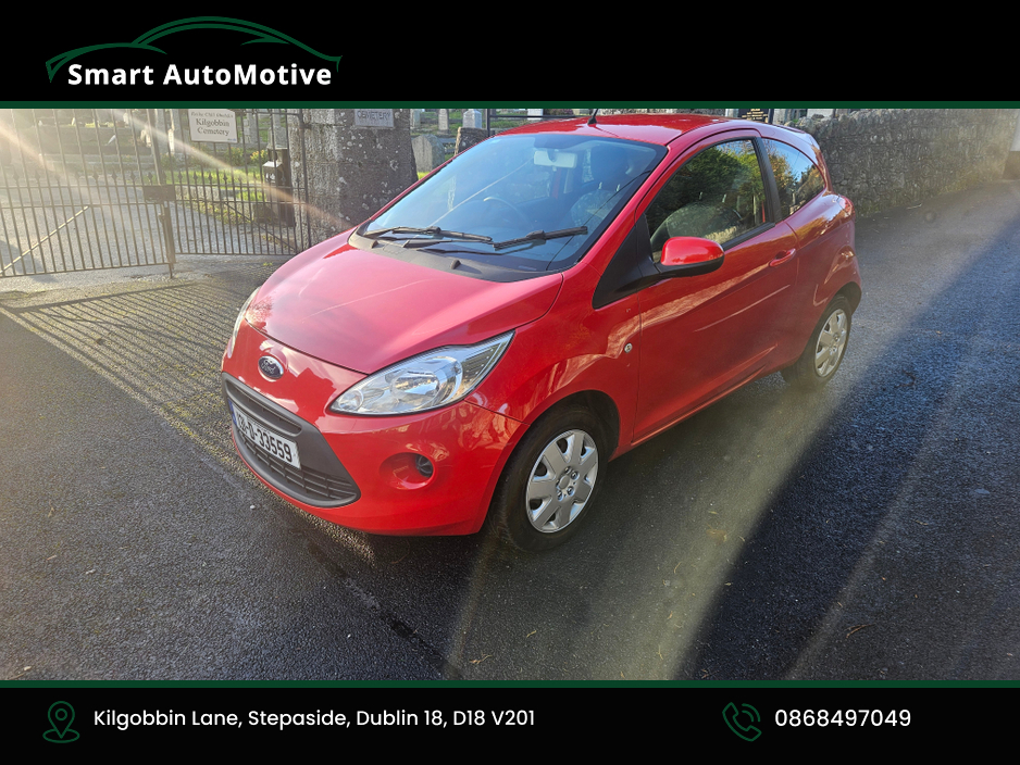 2013 Ford Ka EDGE 69Ps 3Dr 1.2 Petrol * Low Mileage * One Previous Owner * NCT and Taxed to 07.2026 * Fully Serviced and Professionally Valeted *  Cartell Report and Warranty Provided * Excellent Low Mileage Car €4,950