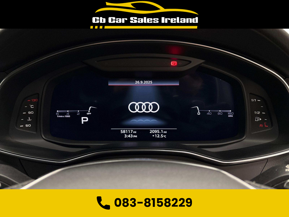 2021 Audi A6 2.0 TDI 40 Black Edition Estate 5dr Diesel S Tronic Euro 6 (s/s) (204 ps) 1 OWNER + VIRTUAL COCKPIT + REVERSE CAMERA + HEATED SEATS €42,750