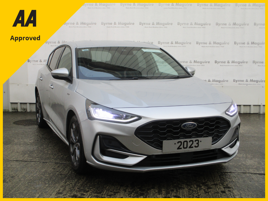 2023 Ford Focus ST-LINE 1.0 PETROL   TOP OF THE RANGE MODEL WITH ONLY 54000 KMS,  FULLY SERVICE WITH 12 MONTHS WARRANTY AND 12 MONTHS AA COVER. €28,500