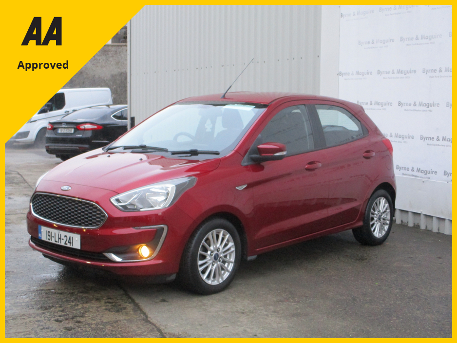 2019 Ford Ka + ZETEC 1.2 85PS M5 5DR LOW KMS.  FULL FORD SERVICE  HISTORY. 12 MONTHS WARRANTY AND 12 MONTHS AA COVER !! €14,950