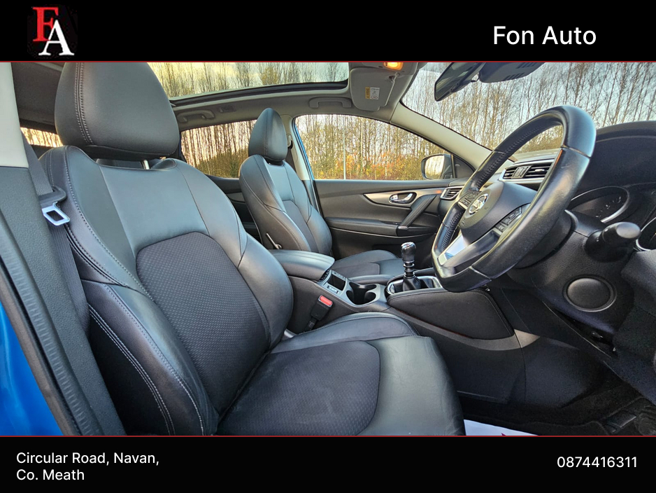 2017 Nissan Qashqai 1.2 PETROL TEKNA MODEL *HIGH SPEC *LOW MILEAGE* NEW NCT 11/27*SERVICED**WARRANTY *FINANCE AVAILABLE *CALL 0874416311 €13,995