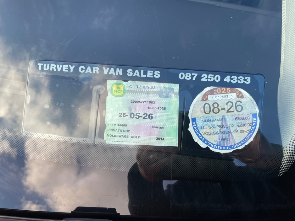 2014 Volkswagen Golf 5DR PETROL AUTOMATIC €8,950