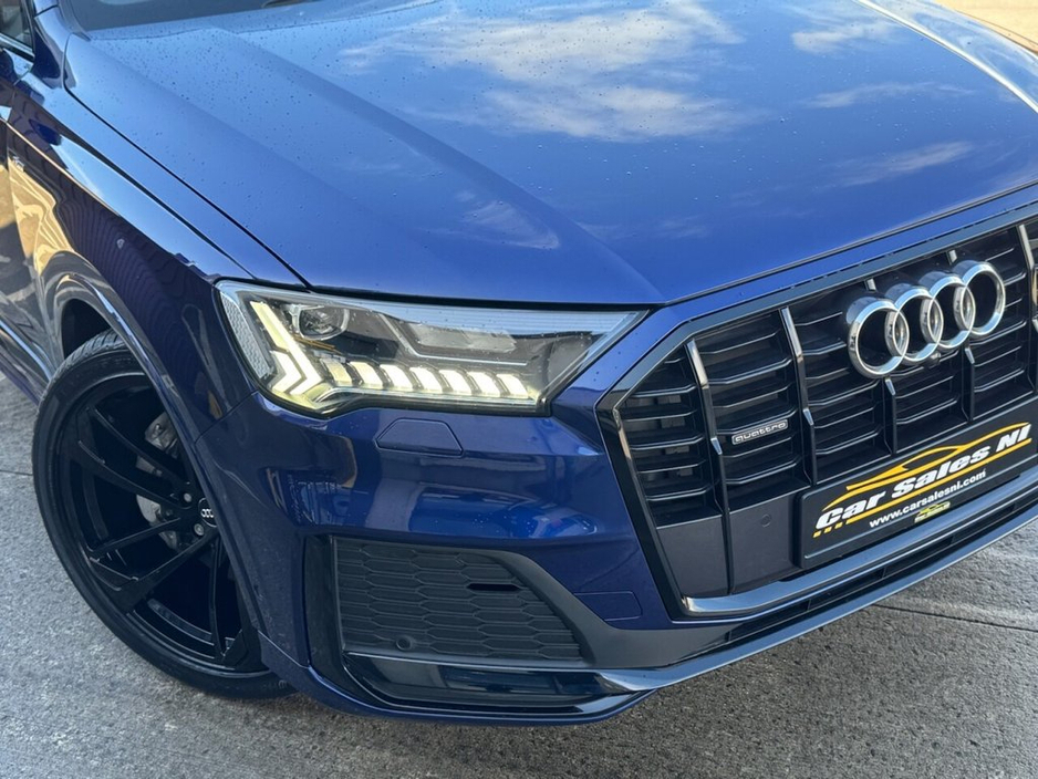 2023 Audi Q7 3.0 TDI V6 50 S line SUV 5dr Diesel Tiptronic quattro 1 OWNER, NAVARRA BLUE, VIRTUAL COCKPIT, REVERSE CAMERA €87,900