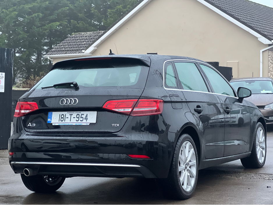 2018 Audi A3 LOW MILEAGE SPORTBACK 1.6 TDI 116 SE 4DR €17,950