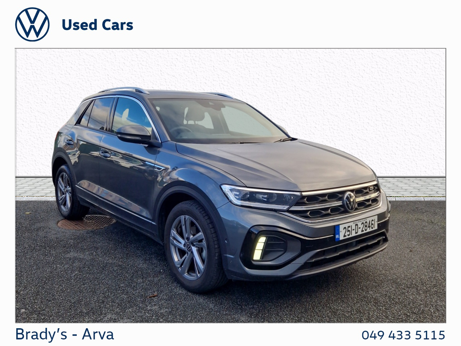 2025 Volkswagen T-Roc R-LINE 75 2.0 TDI 116BHP M6F €38,950