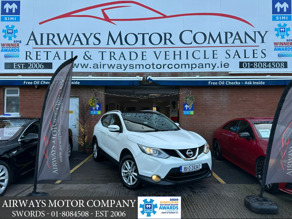 2016 Nissan Qashqai 1.2 AUTO 5DR - LOW KMS & PANROOF €14,950
