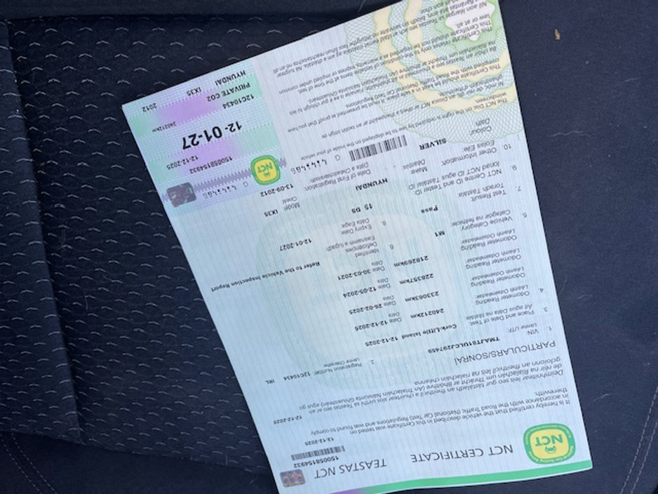 2012 Hyundai ix35 1.7 5DR NEW NCT 2027 €5,500