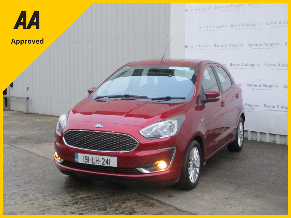2019 Ford Ka + ZETEC 1.2 85PS M5 5DR LOW KMS.  FULL FORD SERVICE  HISTORY. 12 MONTHS WARRANTY AND 12 MONTHS AA COVER !! €14,950