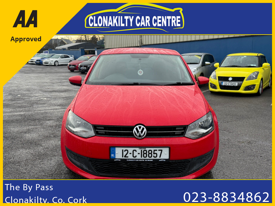 2012 Volkswagen Polo One Owner Vw Polo 1.2 Tsi Petrol Auto €8,950