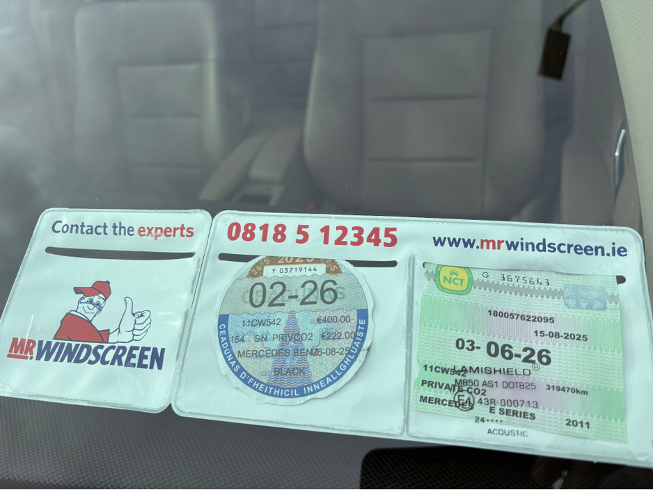 2011 Mercedes-Benz E Class 220 CDI BLUE EFFICIENCY ELEGANCE 4DR AUTO €4,995