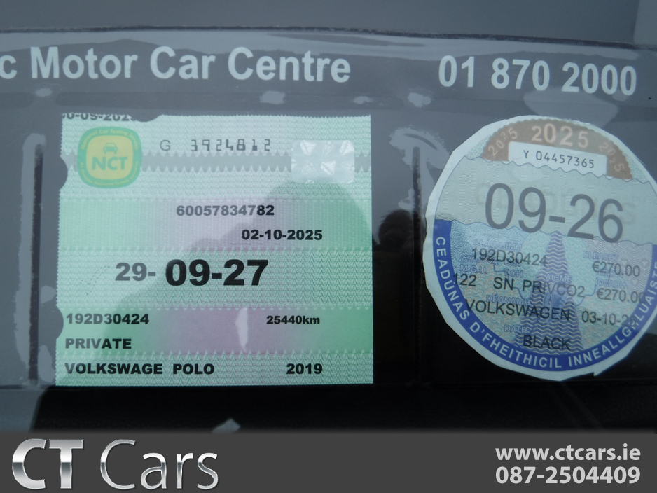 2019 Volkswagen Polo 1.0 AUTO COMFORTLINE LOW MILEAGE €15,950