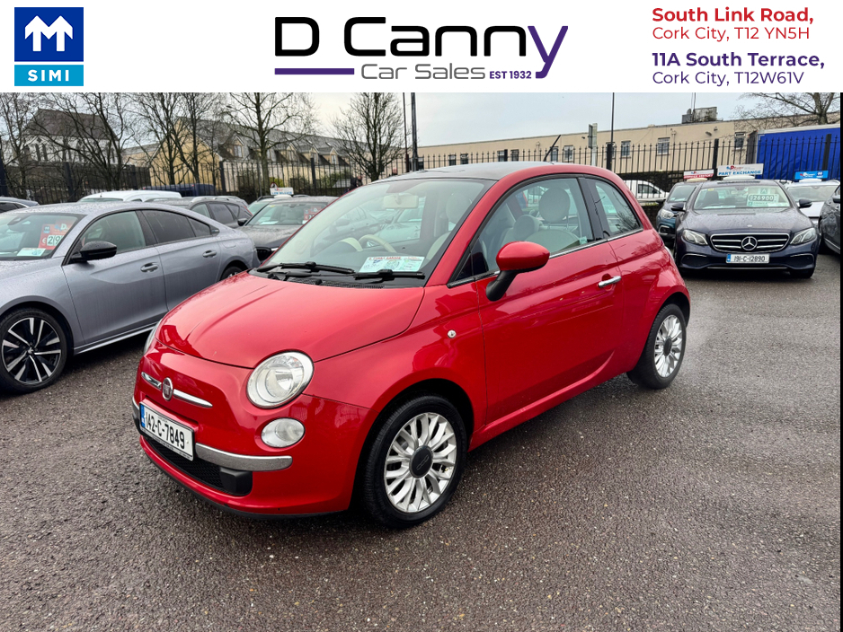 2014 Fiat 500 1.2 LOUNGE 69BHP 3DR €7,900