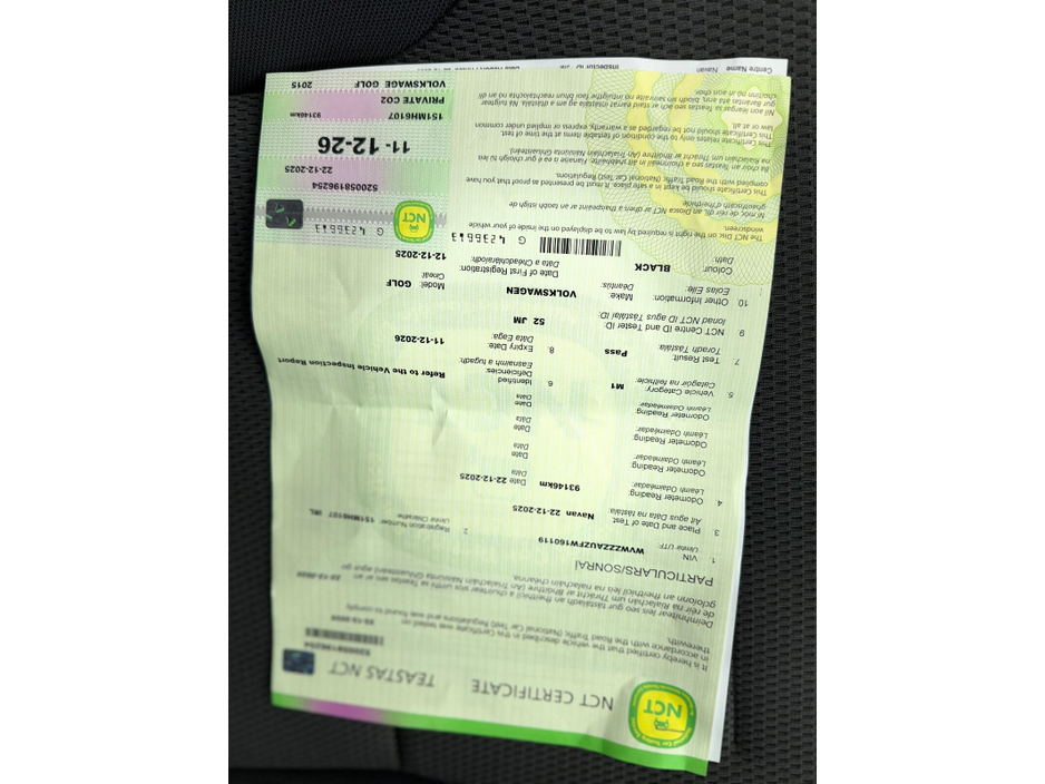 2015 Volkswagen Golf 1.2 TSI 110 bhp DSG Comfortline €12,999