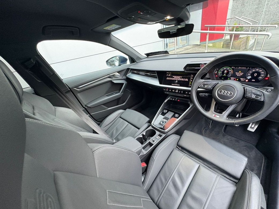 2024 Audi A3 40 TFSIe S Line 1.4 Petrol PHEV Sportback (204bhp) 18'' Alloys, Carplay, Black Leather - First Registered in May 2024 - Trade in Price €36, 888 €35,888