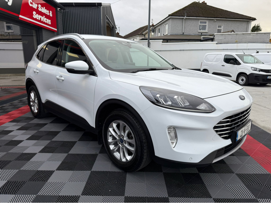 2021 Ford Kuga TITANIUM 5DR 1.5 TD 120 S6.2 M6 F, €85 p/w & €6,950 Trade in / Deposit , Titanium Spec , Front & Rear Sensors , Privacy Glass , Sat - Nav  , Apple Car Play & Android Auto , NCT , Warranty , Service €23,950