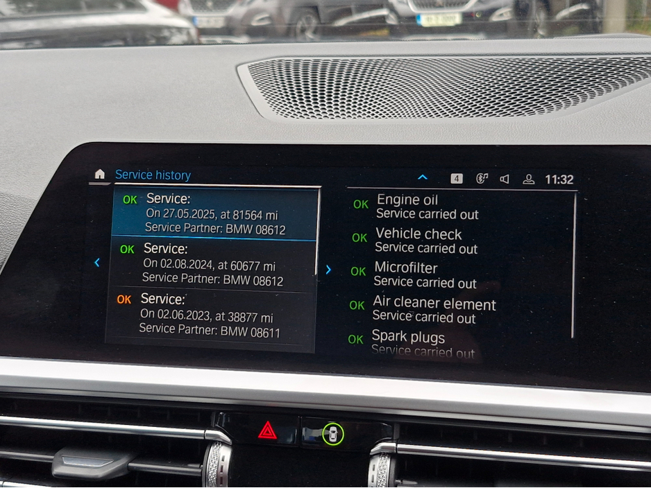 2020 BMW 3 Series 330E SE PRO 288BHP AUTOMATIC *PETROL PLUG IN HYBRID* NCT 10/27 FINANCE AVAILABLE @ €90 PER WEEK ON SCREEN BMW SERVICE HISTORY/ TOUCH SCREEN MEDIA/ REVERSE CAMERA/ iDRIVE/ BLUETOOTH/ HISTORY CHECKED €19,950