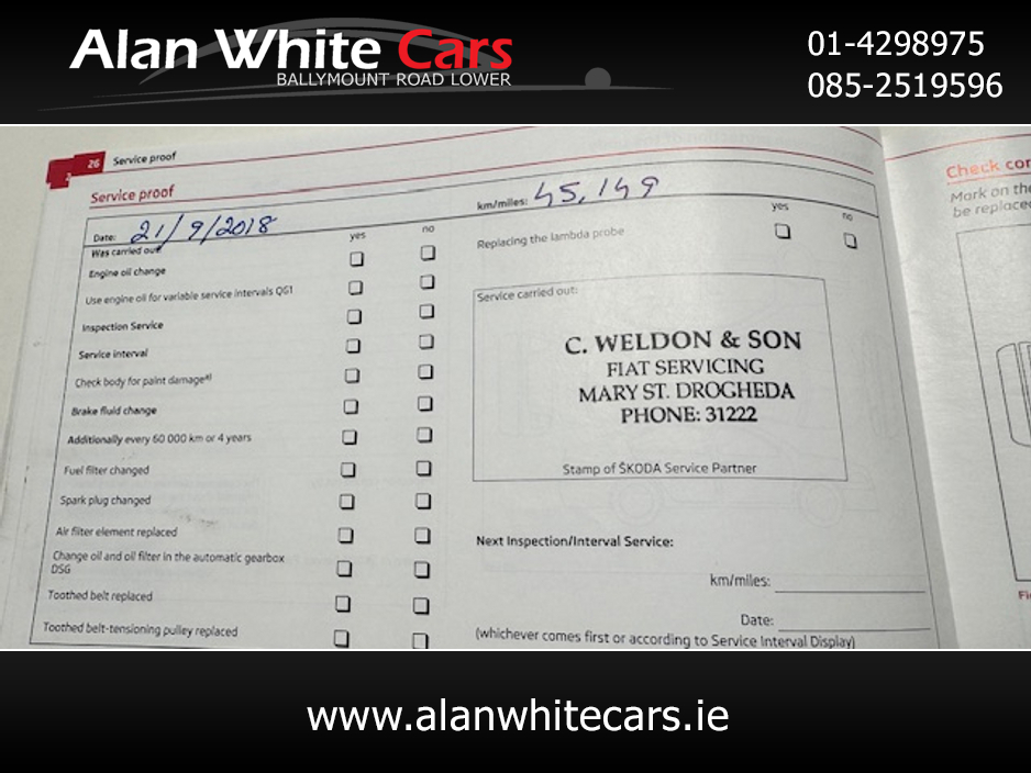 2013 Skoda Fabia MONTE CARLO 1.2 HTP 60HP 4DR €7,950