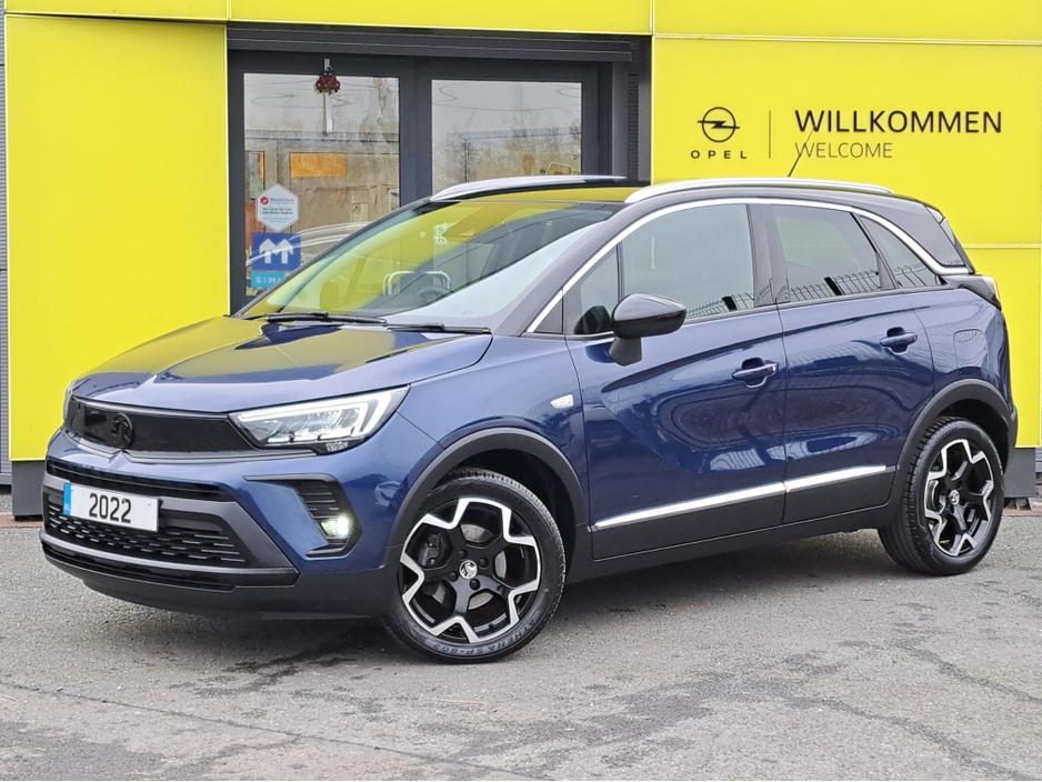 2022 Opel Crossland ULTIMATE 1.2TURBO 110BHP **LEATHER/SUEDE INTERIOR** €19,950