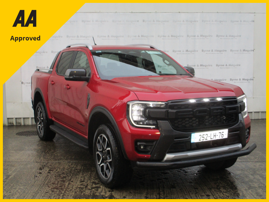 2025 Ford Ranger EX DEMO MODEL WITH ONLY 6000 KMS D/CAB WILDTRAK - 2.0TD AUTOMATIC !! PRICE PLUS VAT €52,000