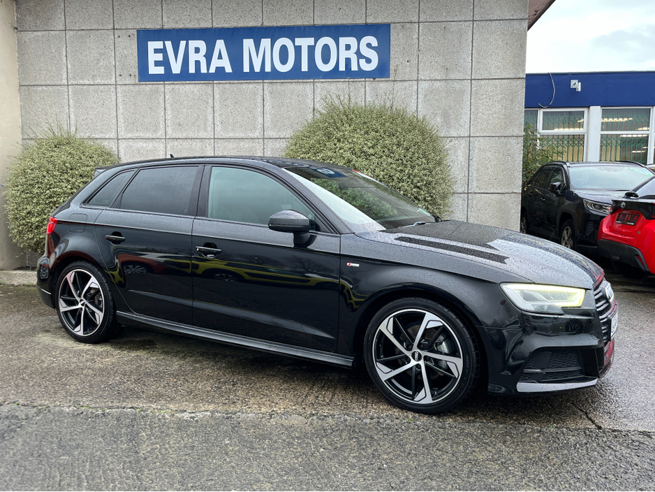 2019 Audi A3 SPORTBACK S-SLINE AUTOMATIC 1.4 PETROL //LOW MILES//HALF LEATHER HEATED SEATS//REVERSE CAMERA//KEYLESS ENTRY//ADAPTIVE CRUISE CONTROL// €23,950