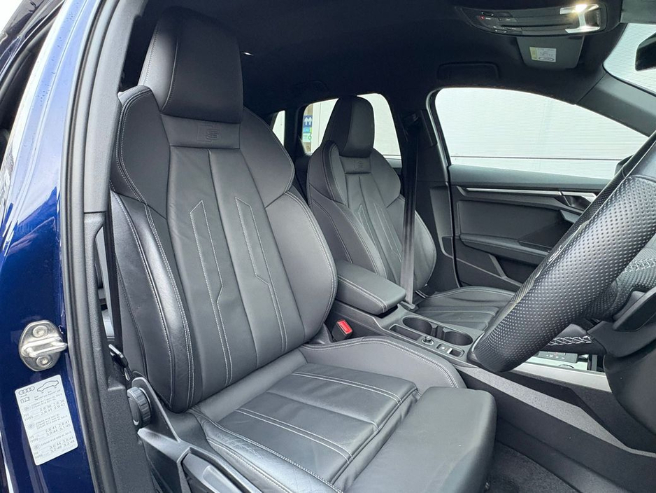2024 Audi A3 40 TFSIe S Line 1.4 Petrol PHEV Sportback (204bhp) 18'' Alloys, Carplay, Black Leather - First Registered in May 2024 - Trade in Price €36, 888 €35,888