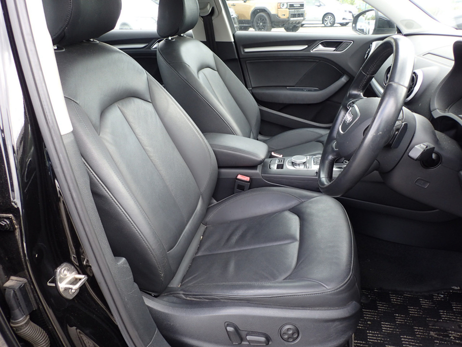 2016 Audi A3 1.4 TFSI SPORT PLUS LEATHER PETROL AUTOMATIC // STUNNING CAR THROUGHOUT // FULL ELECTRIC LEATHER // BLUETOOTH MEDIA // UPGRADED ALLOYS // FULL PARK ASSIST // REVERSING CAMERA €16,950