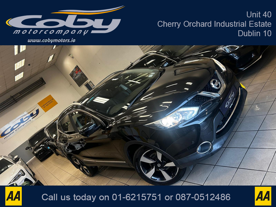 2017 Nissan Qashqai 1.5 Top Spec SV PREMIUM '17 5DR. NCT,Full Leather, Alloy Wheels, MFSW, Full Electrics, Reverse Cam,Parking Sensors, Cruise Control, Dual Climate Control, Sat Nav, Heated Seats, Luggage Cover and m €15,950