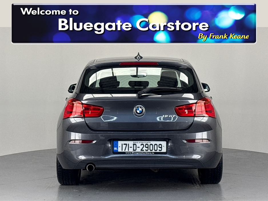 2017 BMW 1 Series 116D**MULTIFUNCTIONAL STEERING WHEEL**BLACK CLOTH INTERIOR**DIGITAL MEDIA DISPLAY**BLUETOOTH**AIR CONDITIONING**NAVIGATION**ISOFIX**FINANCE AVAILABLE** €14,995