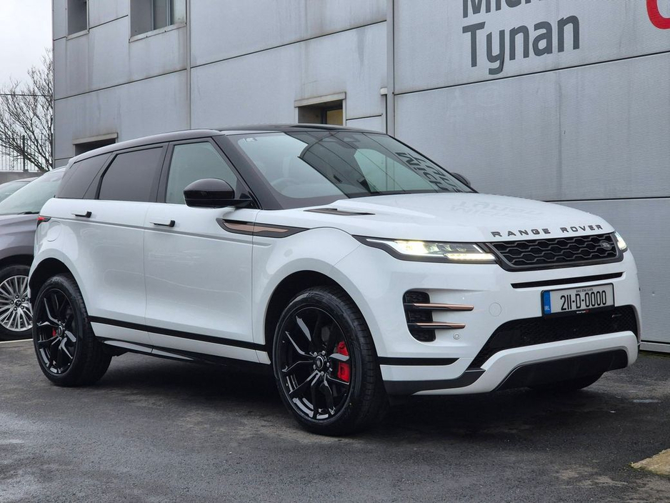 2021 Land Rover Range Rover Evoque R-Dynamic S P300e 1.5 Petrol Plug-In Hybrid Auto, 20'' Alloys, Black Leather Seats - Trade in Price €36, 777. €35,777