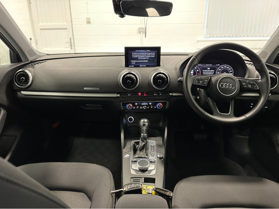 2018 Audi A3 (182) A3 S TRONIC 1.4TFSI SALOON LOW KMS UPGRADED WHEELS, VW/AUDI SPECIALISTS WWW.DENISDARCYCARS.IE