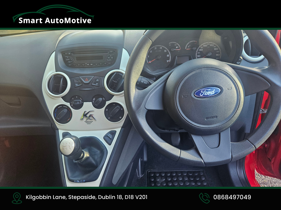 2013 Ford Ka EDGE 69Ps 3Dr 1.2 Petrol * Low Mileage * One Previous Owner * NCT and Taxed to 07.2026 * Fully Serviced and Professionally Valeted *  Cartell Report and Warranty Provided * Excellent Low Mileage Car €4,950