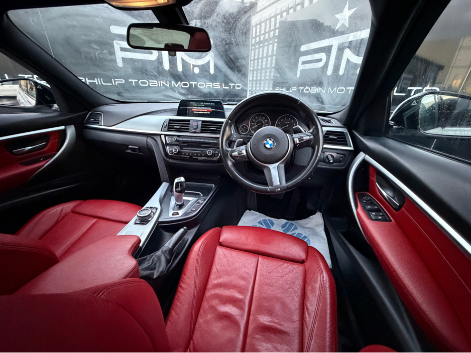 2018 BMW 3 Series 330e M SPORT F30 252HP AUTO Sunroof & Red Leather €20,995
