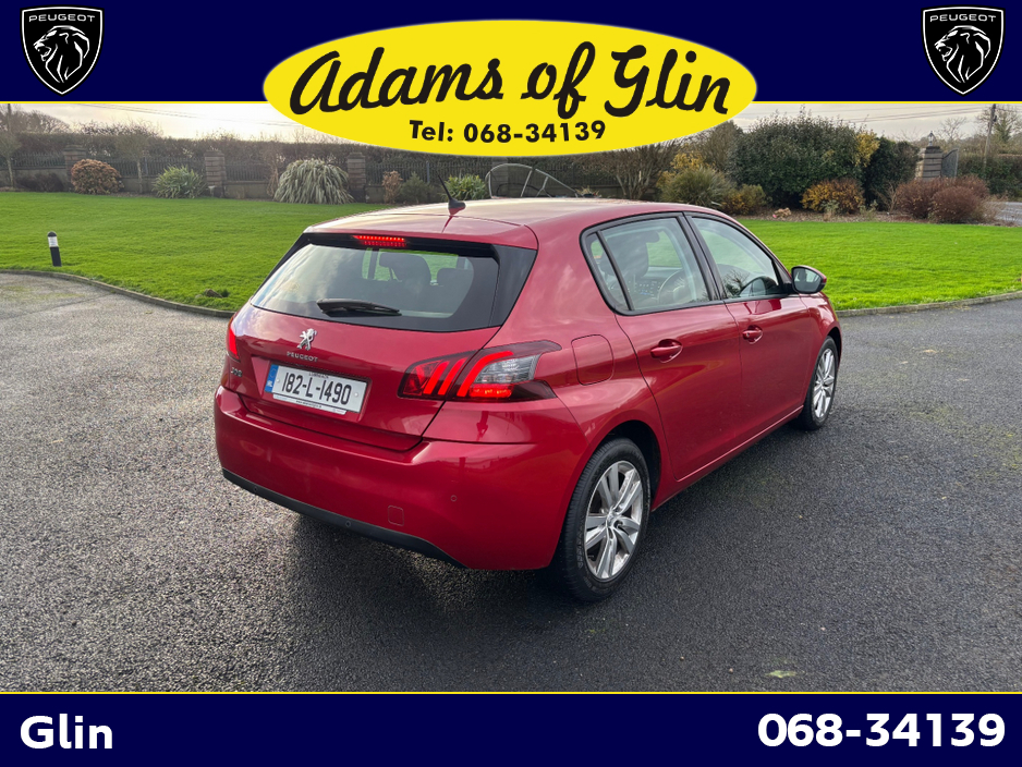 2018 Peugeot 308 ACTIVE 1.2 110 4DR €12,950