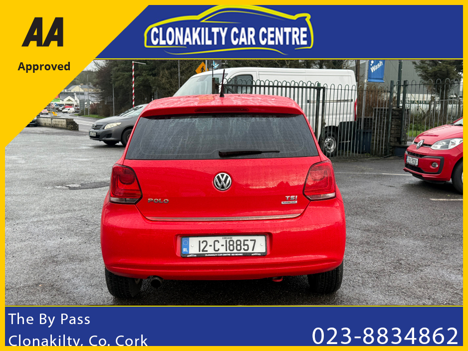 2012 Volkswagen Polo One Owner Vw Polo 1.2 Tsi Petrol Auto €8,950