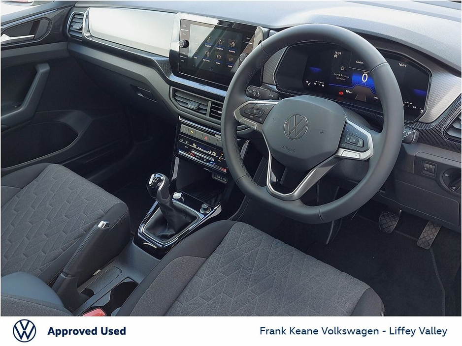 2025 Volkswagen T-Cross EDITION 75 1.0TSI 95BHP *PURE WHITE* *DELIVERY KMS* *252D REG* *BIG SAVINGS VS NEW CAR* *WHILE STOCKS LAST* *PCP 3 YRS FROM €276PM* €29,995