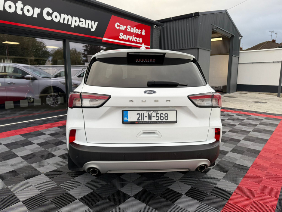2021 Ford Kuga TITANIUM 5DR 1.5 TD 120 S6.2 M6 F, €85 p/w & €6,950 Trade in / Deposit , Titanium Spec , Front & Rear Sensors , Privacy Glass , Sat - Nav  , Apple Car Play & Android Auto , NCT , Warranty , Service €23,950