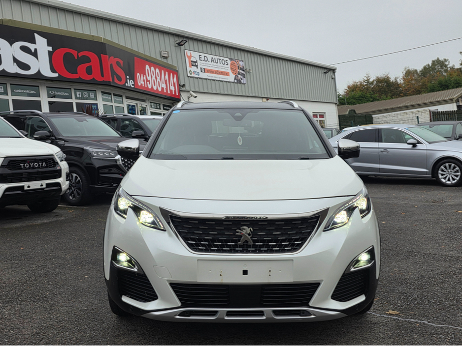 2018 Peugeot 5008 ( 182 REG ) GT LINE 7 SEATER  - DIGITAL DASH - CAMERA - ALLOYS -   CARPLAY ANDROID AUTO EU RADIO  PEARL WHITE €26,500
