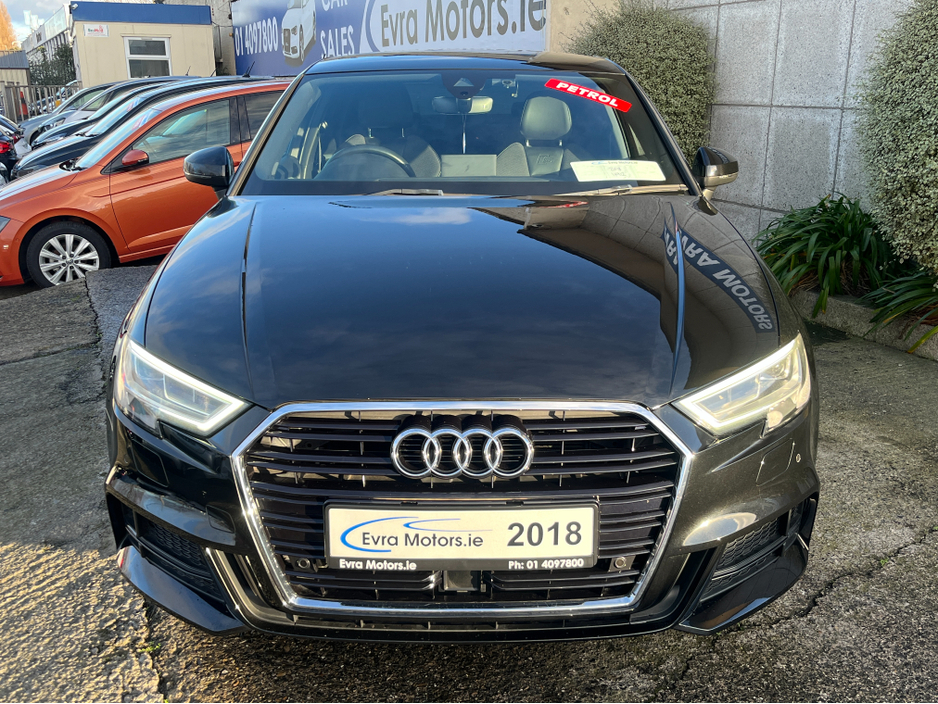 2018 Audi A3 S-LINE SALOON AUTOMATIC 1.4 PETROL //HIGH SPEC//LOW MILES//HALF LEATHER HEATED SEATS//ADAPTIVE CRUISE CONTROL//KEYLESS ENTRY// €22,950