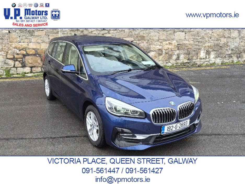 2019 BMW 2 Series Gran Tourer LUXURY EDITION, HUGH SPEC, AUTO, 1 OWNER. €22,850