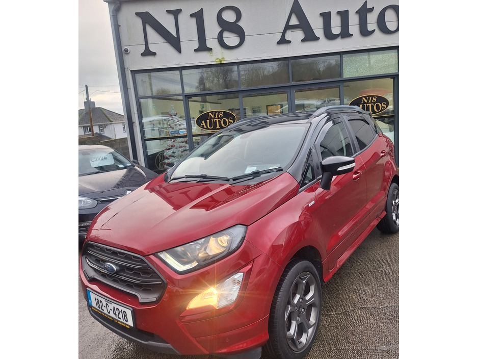 2018 Ford Ecosport 1.0 120PS 4DR ST-LINE €13,995