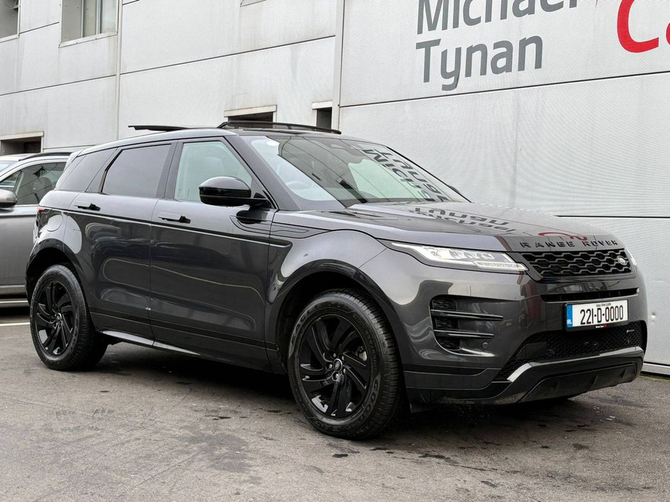 2022 Land Rover Range Rover Evoque R-Dynamic S P300e 1.5 Petrol Plug-In Hybrid Auto, Opening Panoramic Sunroof, Black Leather Seats - First Registered November 2022 - Trade in Price €37 €36,999