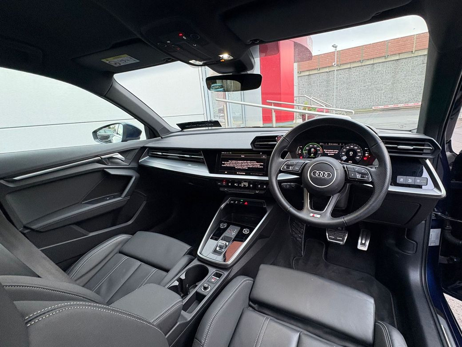 2024 Audi A3 40 TFSIe S Line 1.4 Petrol PHEV Sportback (204bhp) 18'' Alloys, Carplay, Black Leather - First Registered in May 2024 - Trade in Price €36, 888 €35,888